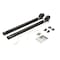 Lippert UNIVERSAL AWNING HARDWARE - SOLERA HYBRID 69 INCH - INFINITE - AM KIT - BLACK 434727 - alternate 1